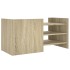 Mueble de TV madera ingeniería roble 80x35x40