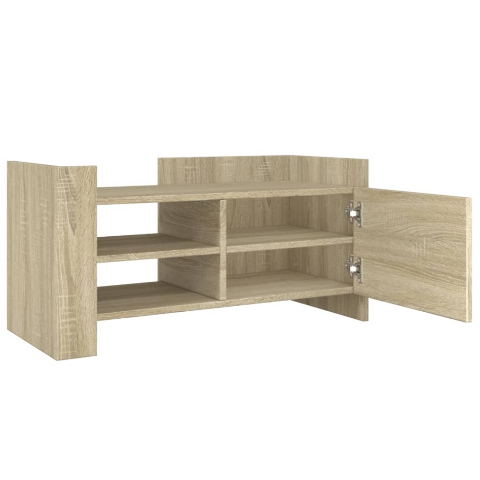 Mueble de TV madera ingeniería roble 80x35x40