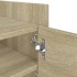 Mueble de TV madera ingeniería roble 80x35x40