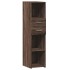 Aparador alto madera de ingeniería marrón roble 30x42,5x124