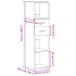 Aparador alto madera de ingeniería marrón roble 30x42,5x124