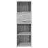 Aparador alto madera de ingeniería gris Sonoma 40x42,5x124