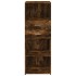 Aparador alto madera de ingeniería roble ahumado 45x42,5x124