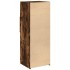 Aparador alto madera de ingeniería roble ahumado 45x42,5x124