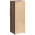 Aparador alto madera de ingeniería marrón roble 45x42,5x124