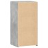 Aparador madera de ingeniería gris hormigón 45x42,5x93