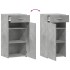 Aparador madera de ingeniería gris hormigón 45x42,5x93