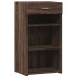Aparador de madera de ingeniería marrón roble 50x42,5x93