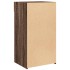 Aparador de madera de ingeniería marrón roble 50x42,5x93
