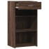 Aparador de madera de ingeniería marrón roble 50x42,5x93