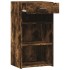 Aparador de madera de ingeniería roble ahumado 50x42,5x93