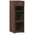 Aparador de madera de ingeniería roble marrón 40x42,5x93