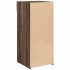 Aparador de madera de ingeniería roble marrón 40x42,5x93