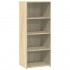 Aparador alto madera de ingeniería roble Sonoma 50x41x124