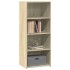 Aparador alto madera de ingeniería roble Sonoma 50x41x124