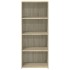 Aparador alto madera de ingeniería roble Sonoma 50x41x124