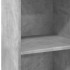 Aparador alto madera de ingeniería gris hormigón 50x41x124