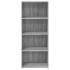 Aparador alto madera de ingeniería gris Sonoma 50x41x124
