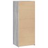 Aparador alto madera de ingeniería gris Sonoma 50x41x124