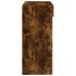 Aparador de madera de ingeniería roble ahumado 80x42,5x93