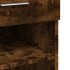 Aparador de madera de ingeniería roble ahumado 80x42,5x93