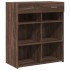 Aparador de madera de ingeniería marrón roble 80x42,5x93