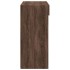 Aparador de madera de ingeniería marrón roble 80x42,5x93