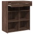 Aparador de madera de ingeniería marrón roble 80x42,5x93