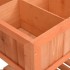 Jardinera huerto madera maciza de abeto 80x60x80