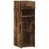Aparador de madera de ingeniería roble ahumado 30x42,5x93