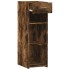 Aparador de madera de ingeniería roble ahumado 30x42,5x93