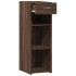 Aparador de madera de ingeniería marrón roble 30x42,5x93