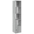Estantería de madera de ingeniería gris Sonoma 40x36x189