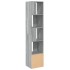 Estantería de madera de ingeniería gris Sonoma 40x36x189