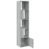 Estantería de madera de ingeniería gris Sonoma 40x36x189