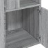 Estantería de madera de ingeniería gris Sonoma 40x36x189