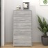 Aparador con 6 cajones contrachapado gris Sonoma 50x34x96