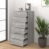 Aparador con 6 cajones contrachapado gris Sonoma 50x34x96