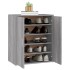 Zapatero de madera contrachapada gris Sonoma 60x35x70