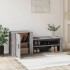 Mueble zapatero madera contrachapada gris Sonoma 130x35x54