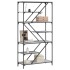 Estantería madera de ingeniería y acero Sonoma gris