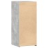 Aparador de madera de ingeniería gris hormigón 40x42,5x93