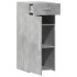 Aparador de madera de ingeniería gris hormigón 40x42,5x93
