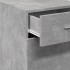 Aparador de madera de ingeniería gris hormigón 40x42,5x93