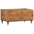 Mesa de centro de madera maciza de mango 80x50x40