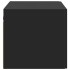 Armario de pared madera de ingeniería negro 70x42,5x40