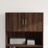 Armario de pared madera ingeniería marrón roble 80x42,5x40