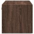 Armario de pared madera ingeniería marrón roble 80x42,5x40