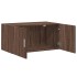 Armario de pared madera ingeniería marrón roble 80x42,5x40