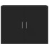 Armario de pared madera de ingeniería negro 80x42,5x64